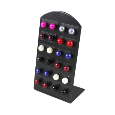 Aros Acero Perla Multicolor 6mm
