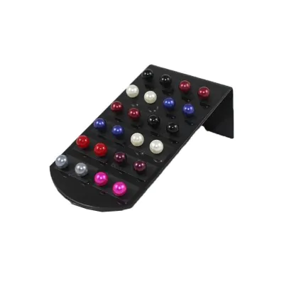 Aros Acero Perla Multicolor 6mm