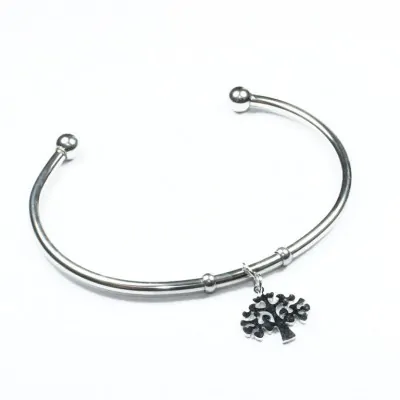 Pulsera Acero Abierta Dije X12