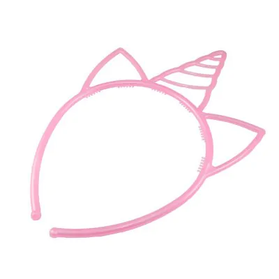 Vincha Unicornio Cm Rosa Perlada