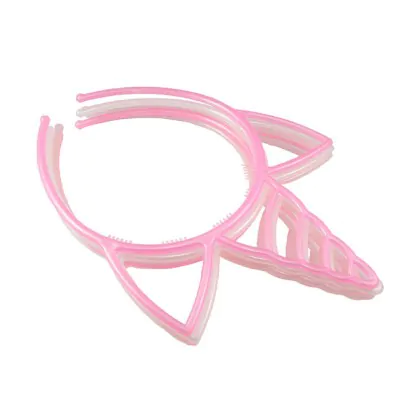 Vincha Unicornio Cm Rosa Perlada