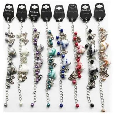 Pulsera Piedra Corazon X12