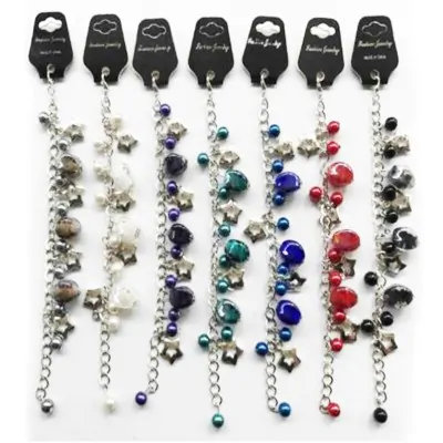 Pulsera Piedra Caramelo X12