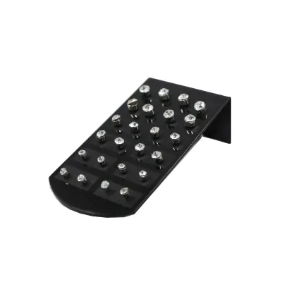 Aros Acero Blister Stras Varios Size
