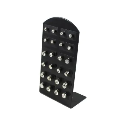 Aros Acero Blister Stras Varios Size