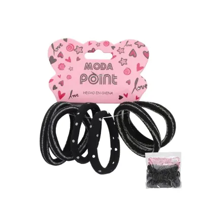 Colita Toalla Estampada Lunar Raya N X12