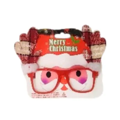 Lentes Navidad Reno Cuadrille Beige X6