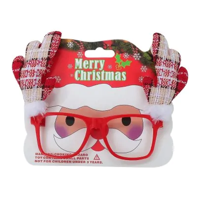 Lentes Navidad Reno Cuadrille Beige X6