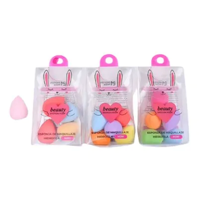 Set De Esponjas De Maquillaje Gotita Caja X12