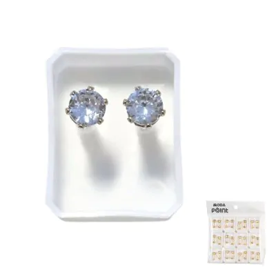 Aros Abridor Acero Stras N4 Dorado X12