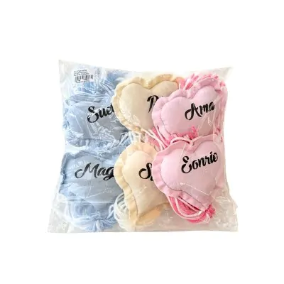 Colgante Chico Palabra Corazon Pastel X6