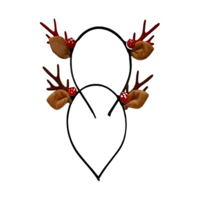 Vincha Navidad Silvestre Hongo X6