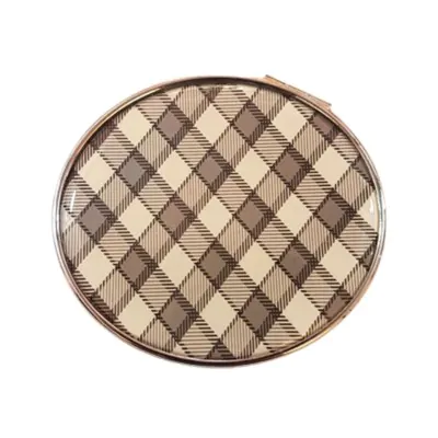 Espejo Silicona Brillo Cuadrille Shepherd Check Beige