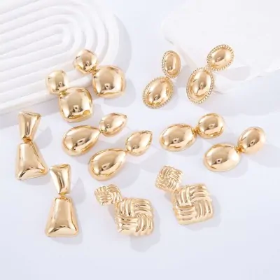 Aros Largos Chapon Doble Relleno X12