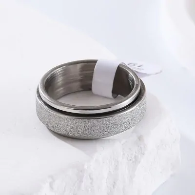Anillo Acero Diseno Hombre B X12