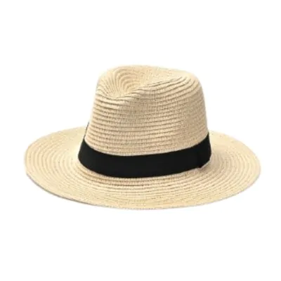 Sombrero Fedora Plano Crema