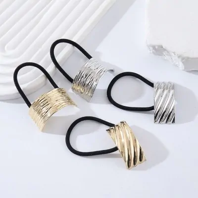 Colita Cuff Metal Abstracto -g X12