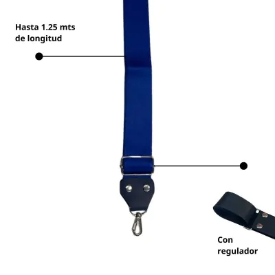 Correa Para Cartera Regulable 4cm - Azul