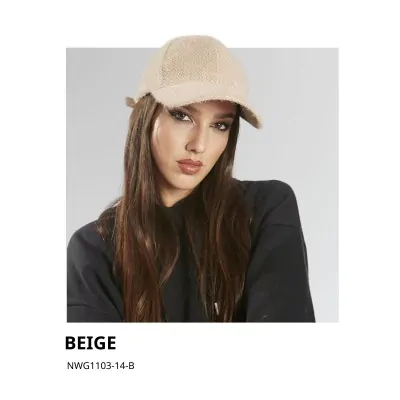 Cap Peluda Suave Beige