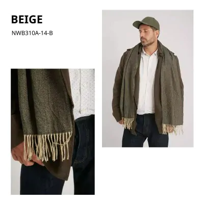 Manton Hombre Jaspeado 33x180 Beige