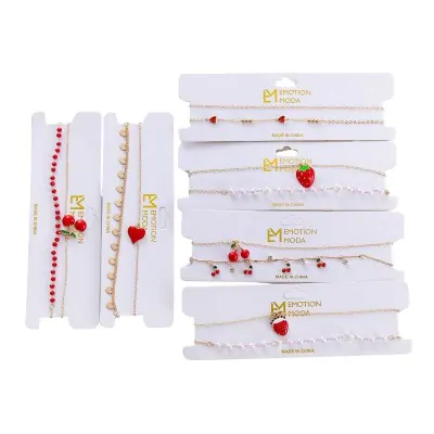 Choker Doble Cherry Cereza X6