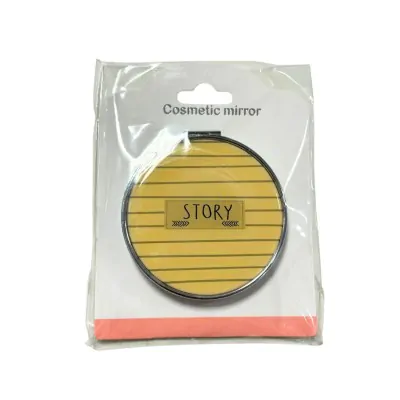 Espejo Silicona Redondo Story Crema Linea Horizontal