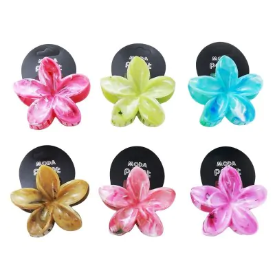 Broche Flor Bali 8cm Resina X12