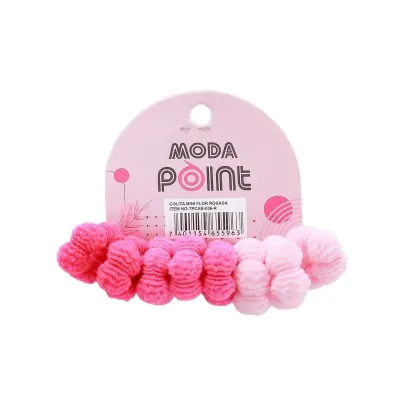 Colita Mini Flor Rosada X12