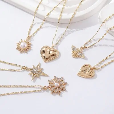 Collar Dije Trendy Dorado X6