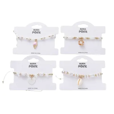 Pulsera Soga Dije Perla A X12