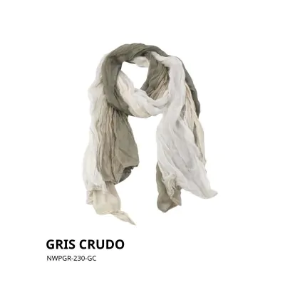 Chalina Panuelo Bicolor Gris Crudo