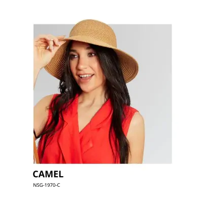 Piluso Chato De Rafia Camel