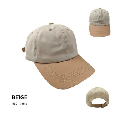 Cap Infantil Bicolor Beige