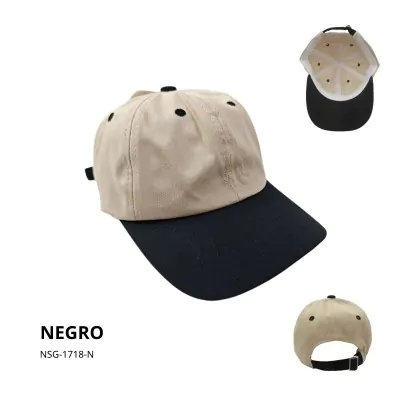 Cap Infantil Bicolor Negro