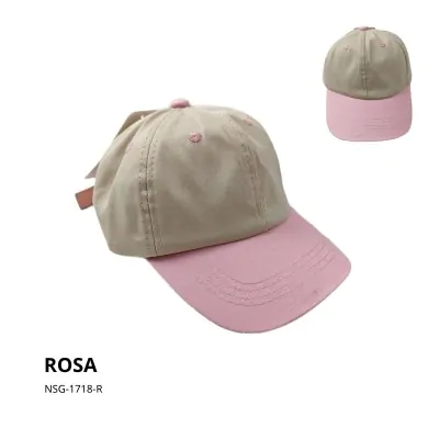 Cap Infantil Bicolor Rosa