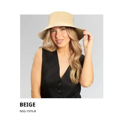 Piluso Chato De Rafia Beige