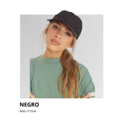 Gorro Cap Deportivo Transpirable Negro