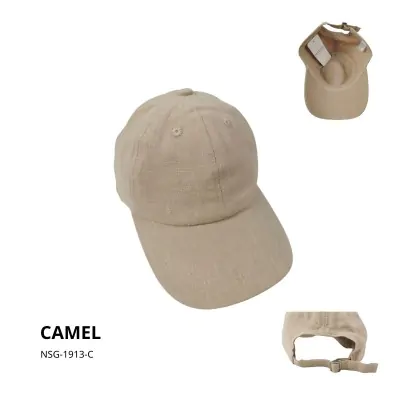 Cap De Lino Camel