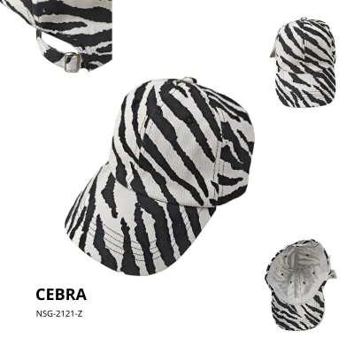 Cap Animal Print Cebra
