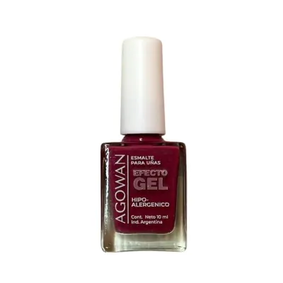 Esmalte Agowan Gel Cremoso 10ml G99 Bordo X2
