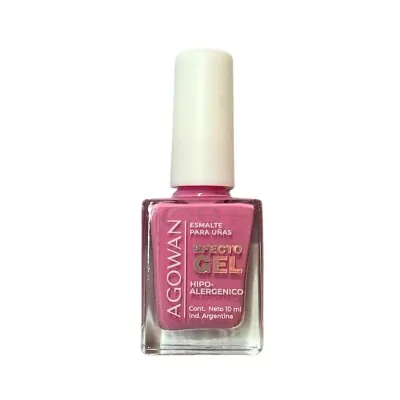 Esmalte Agowan Gel Cremoso 10ml K29 (j78) Rosa X2