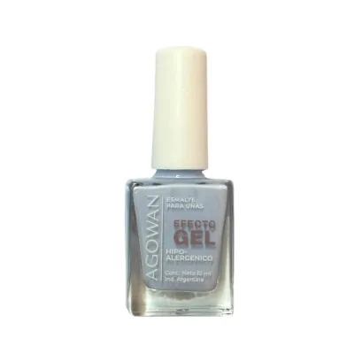 Esmalte Agowan Gel Cremoso 10ml J92 Celeste X2