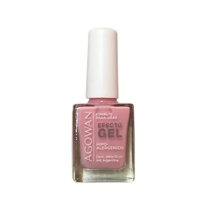 Esmalte Agowan Gel Cremoso 10ml M31 Rosa Bebe X2