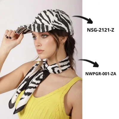 Cap Animal Print Cebra