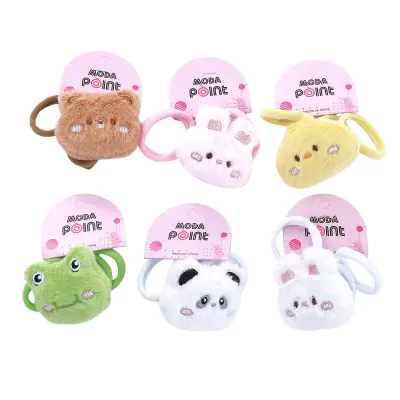 Colita Infantil Peluche Animalitos Variante B X12