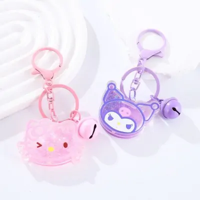 Llavero Sanrio Con Brillos + Campana X12