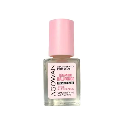 Esmalte Agowan Tratamiento 10ml Reparador Acido Hialuronico X2
