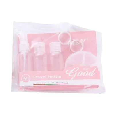 Set Viaje 6 Piezas Caja Separadora Traslucida