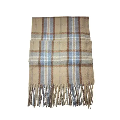 Lanilla Cuadrille Beige Celeste