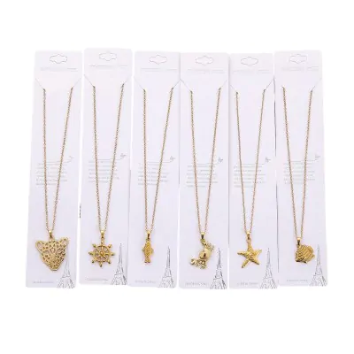 Collar Acero Nature Dorado X6